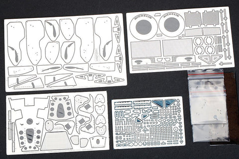 ホビーデザイン HD02-0322 1/20 マクラーレン MP4/2 '84 イギリス GP VER. ディティールアップセット (アオシマ用)(エッチングパーツ+メタルパーツ+レジン)