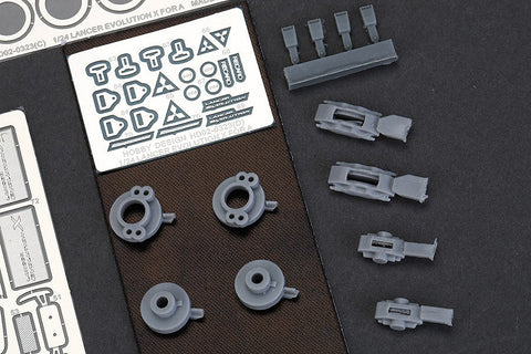 ホビーデザイン HD02-0323 1/24 三菱 ランサー エボリューション X ディティールアップセット (アオシマ用)(エッチングパーツ+レジン)