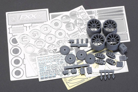 ホビーデザイン HD02-0343 1/24 フェラーリ FXX-K ディティールアップセット (タミヤ24343用) (エッチングパーツ+メタルパーツ+レジン)