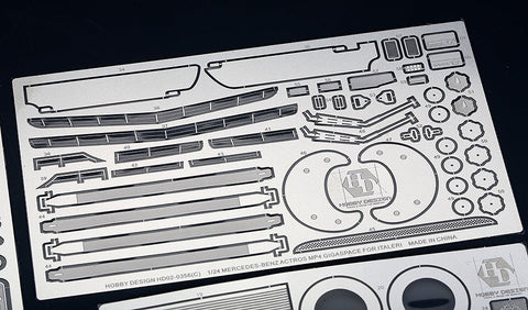 ホビーデザイン HD02-0356 1/24 メルセデスベンツ アクトロス MP4 ディティールアップセット (イタレリ 3905用) (エッチングパーツ+メタルロゴ)