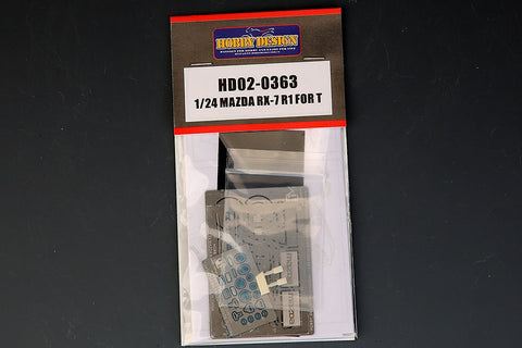 ホビーデザイン HD02-0363 1/24 マツダ RX-7 R1 ディティールアップセット(タミヤ24116用) (エッチングパーツ+レジン)