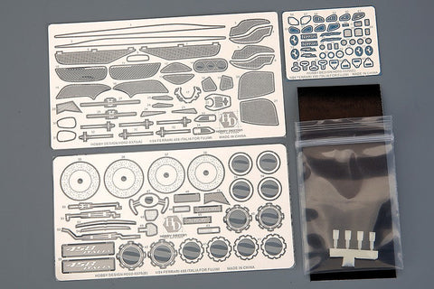 ホビーデザイン HD02-0370 1/24 フェラーリ 458 イタリア ディティールアップセット (フジミ用)(エッチングパーツ+レジン)