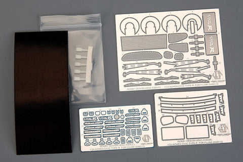 ホビーデザイン HD02-0384 1/24 ホンダ シビック タイプR EK9 後期型 (フジミ用) (エッチングパーツ+レジン)