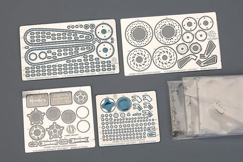 ホビーデザイン HD02-0396 1/12 ホンダ モンキー 125 ディティールアップセット(タミヤ14134用) (エッチングパーツ+レジン+メタルパーツ)