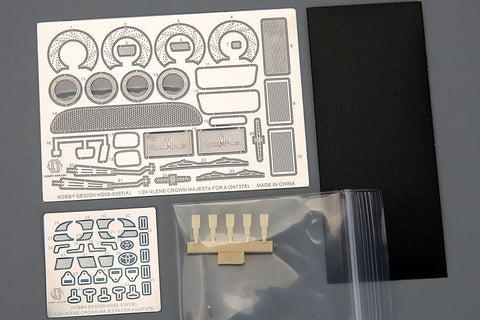 ホビーデザイン HD02-0397 1/24 Vlone トヨタ クラウン マジェスタ ディティールアップセット(アオシマ047378用) (エッチングパーツ+レジン)