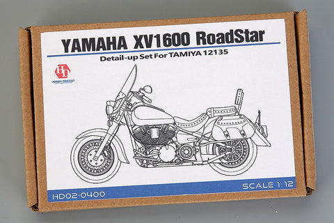 ホビーデザイン HD02-0400 1/12 ヤマハ XV1600 ロードスターカスタム ディティールアップセット (タミヤ14135用) (エッチングパーツ+メタルパーツ)