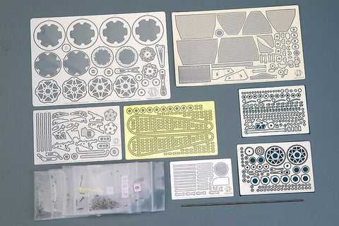 ホビーデザイン HD02-0414 1/12 ヤマハ YZR-M1 2009 ディティールアップセット (タミヤ14117用)(エッチングパーツ+メタルパーツ+レジン)