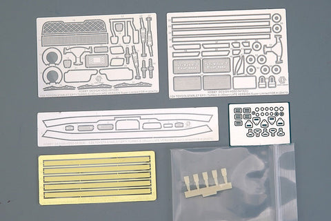 ホビーデザイン HD02-0415 1/24 トヨタ スターレット EP71 ターボ-S (3ドア) 後期型 ディティールアップセット(ハセガワ20473用)(エッチングパーツ+レジン)