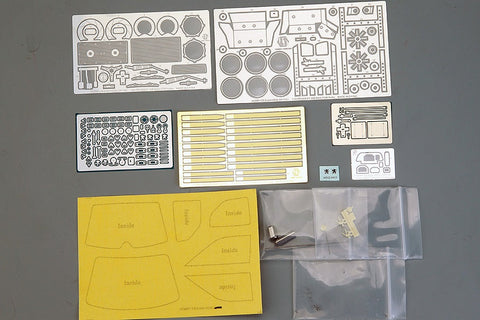 ホビーデザイン HD02-0417 1/24 プジョー 306 マキシ96' モンテカルロラリー ディティールアップセット(NuNu用)(エッチングパーツ+メタルパーツ+レジン+メタルロゴ)