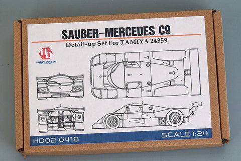ホビーデザイン HD02-0418 1/24 ザウバー メルセデス C9 ディティールアップセット (タミヤ24359用) (エッチングパーツ+メタルパーツ+レジン)