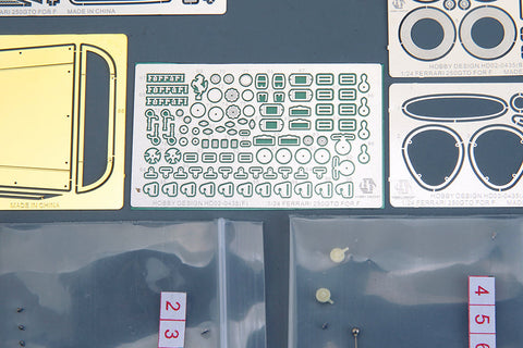 ホビーデザイン HD02-0435 1/24 フェラーリ 250 GTO ディティールアップセット(フジミ用 123370)