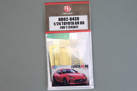 ホビーデザイン HD02-0439 1/24 トヨタ GR86 タミヤ24361用(エッチングパーツ+レジン)