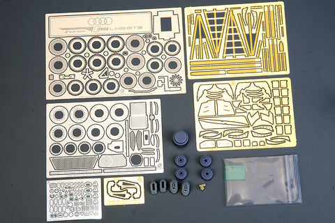 ホビーデザイン HD02-0460 1/24 アウディ R8 LMS GT3 2019 ディティールアップセット(モンモデルCS-006用)(エッチングパーツ+メタル+レジン)