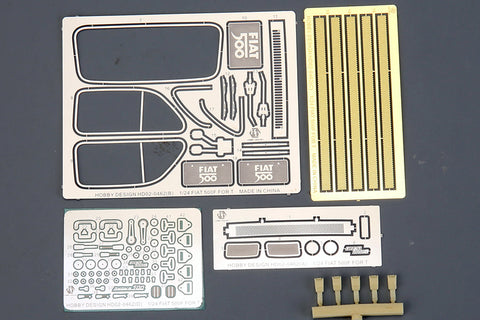 ホビーデザイン HD02-0462 1/24 フィアット500F(タミヤ24169用)(PE+レジン)