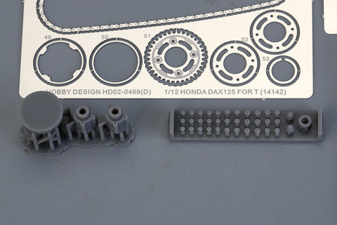 ホビーデザイン HD02-0469 1/12 ホンダ ダックス ディテールアップセット タミヤ (14142) (PE+メタルパーツ+レジン+メタルロゴ)