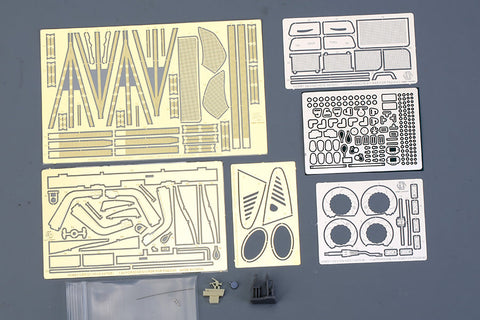 ホビーデザイン HD02-0475 1/24 ポルシェ 911 RSR(2018) ディテールアップセット (NuNu PN24040用) (エッチング+メタルパーツ+レジン)