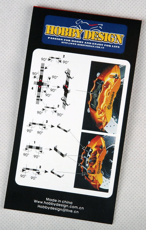 ホビーデザイン HD03-0006 1/24 レーシング カーブレーキ キャリパー セット