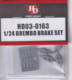 ホビーデザイン HD03-0163 1/24 ブレンボ ロゴ ブレーキセット(レジン+エッチングパーツ)
