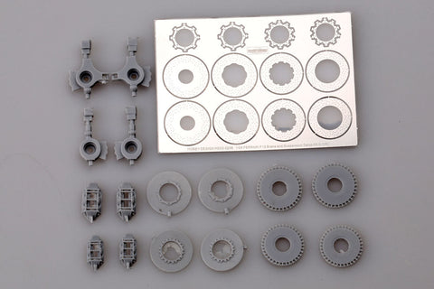 ホビーデザイン HD03-0236 1/24 フェラーリ F12 ブレーキシステム【サスペンションセットアップキット(ロー)】(レジン+エッチングパーツ)