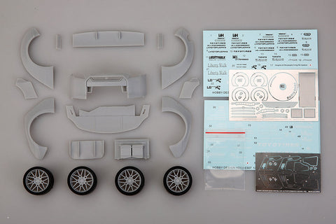 ホビーデザイン HD03-0307 1/24 LB パフォーマンス 日産 R35 ディティールアップセット (レジン+エッチングパーツ+デカール)