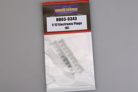 ホビーデザイン HD03-0343 1/12 エレクトリックプラグセット (G)