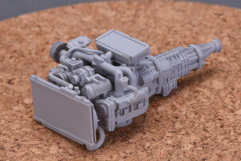 ホビーデザイン HD03-0381 1/24 スバル インプレッサ EJ20 エンジン キット (レジン+エッチングパーツ)