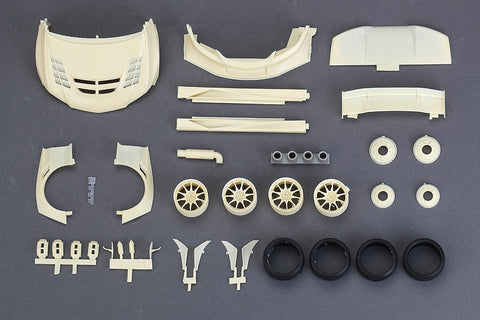 ホビーデザイン HD03-0430 1/24 Voltex 三菱 EVO IX ワイドボディキット(フジミ用) (レジン+エッチングパーツ+メタルパーツ)