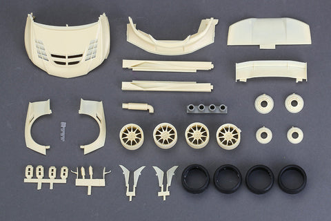 ホビーデザイン HD03-0430 1/24 Voltex 三菱 EVO IX ワイドボディキット(フジミ用) (レジン+エッチングパーツ+メタルパーツ)