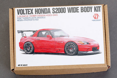 ホビーデザイン HD03-0441 1/24 Voltex ホンダ S2000 ワイドボディキット(タミヤ用) S2000 (レジン+エッチングパーツ+メタルパーツ)