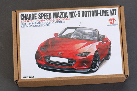 ホビーデザイン HD03-0446 1/24 チャージ Sエッチングパーツed マツダ MX-5 Bottom-Line ディティールアップセット (タミヤ24342用) (レジン+エッチングパーツ+メタルパーツ)