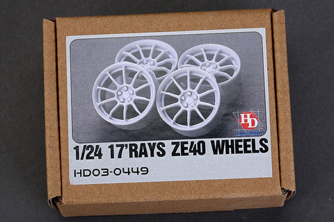 ホビーデザイン HD03-0449 1/24 17インチ レイズ ZE40 ホイール