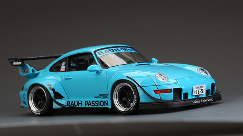 ホビーデザイン HD03-0457 1/24 RWB ポルシェ 993 ワイドボディキット For Ver."Rauh Passion" (レジン+エッチングパーツ+デカール+メタルパーツ)