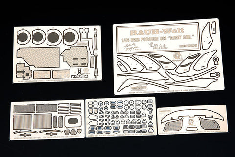 ホビーデザイン HD03-0459 1/24 RWB ポルシェ 993 ワイドボディキット For Ver."Army Girl" (レジン+エッチングパーツ+デカール+メタルパーツ)