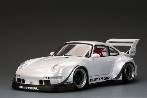 ホビーデザイン HD03-0459 1/24 RWB ポルシェ 993 ワイドボディキット For Ver."Army Girl" (レジン+エッチングパーツ+デカール+メタルパーツ)