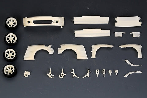 ホビーデザイン HD03-0506 1/24 RB Pandem ホンダ EG6 ワイドボディキット(ハセガワ用) ホンダ EG-6 シビック (レジン+エッチングパーツ+デカール)