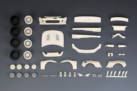 ホビーデザイン HD03-0508 1/24 ロケットバニー FT86 V3 ワイドボディキット(タミヤ用) FT86 24323&24324&24336
(レジン+エッチングパーツ+デカール+メタルパーツ)