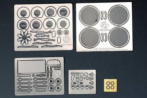 ホビーデザイン HD03-0509 1/24 RB Pandem 日産 R32 ワイドボディキット(タミヤ用) R32 キット (レジン+エッチングパーツ+メタルパーツ+デカール)
