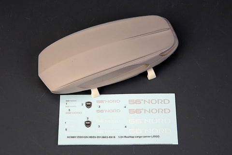 ホビーデザイン HD03-0513 1/24 ルーフトップカーゴボックス A (レジン+デカール)