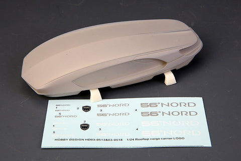 ホビーデザイン HD03-0513 1/24 ルーフトップカーゴボックス A (レジン+デカール)