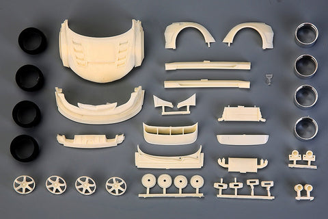 ホビーデザイン HD03-0523 1/24 スバル インプレッサ WRX STI ワイドボディキット(アオシマ用) (レジン+メタルホイール+エッチングパーツ+デカール+メタルロゴ+メタルパーツ)