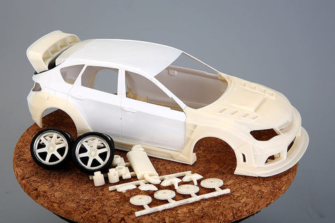 ホビーデザイン HD03-0523 1/24 スバル インプレッサ WRX STI ワイドボディキット(アオシマ用) (レジン+メタルホイール+エッチングパーツ+デカール+メタルロゴ+メタルパーツ)