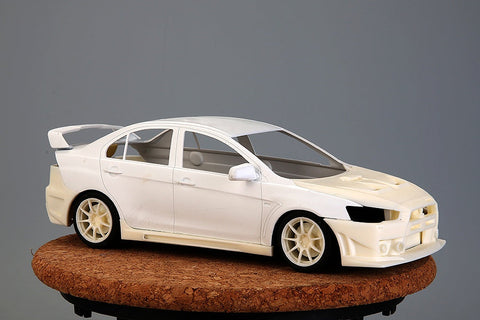 ホビーデザイン HD03-0524 1/24 三菱 ランサー エボリューション X FQ-400 (アオシマ用)(レジン+エッチングパーツ+デカール+メタルロゴ)