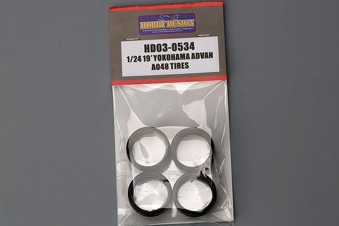 ホビーデザイン HD03-0534 1/24 19インチ ヨコハマ アドバン A048 タイヤ