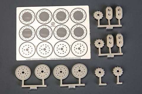 ホビーデザイン HD03-0542 1/24 AP レーシング CP9660 ブレーキシステム(レジン+エッチングパーツ+デカール)