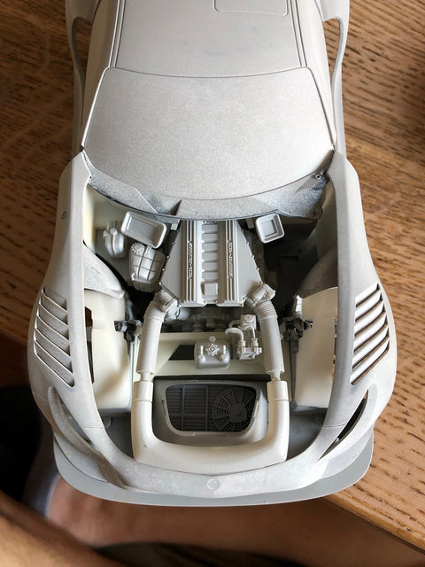 ホビーデザイン HD03-0548 1/24 メルセデス AMG GT3 ドア&エンジン ディティールキット(レジン+エッチングパーツ+メタルロゴ+メタルパーツ)