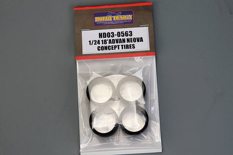ホビーデザイン HD03-0563 1/24 18インチ アドバン ネオバ コンセプト タイヤ