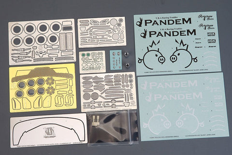 ホビーデザイン HD03-0565 1/24 ロケットバニー トヨタ スープラ(B) (タミヤ24351用) (レジン+エッチングパーツ+デカール+メタルパーツ+メタルホイール+メタルロゴ)