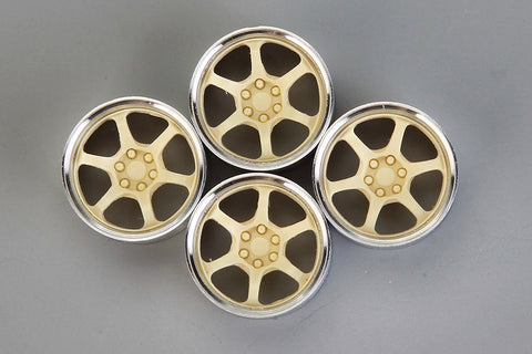 ホビーデザイン HD03-0566 1/24 17インチ アドバン RG-D2 ホイール (レジン+メタルホイール)