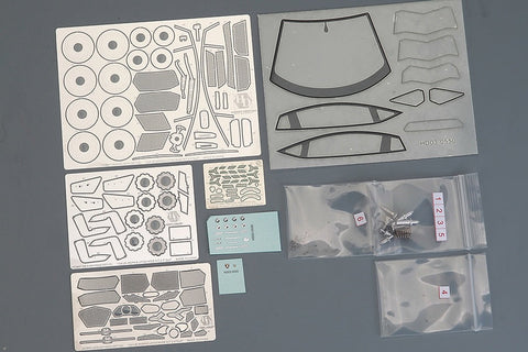 ★限定40%OFF★ホビーデザイン HD03-0571 1/24 LB-Works アヴェンタドール 2.0 (Gulf) フルディティールキット(レジン+エッチングパーツ+デカール+メタルホイール+メタルパーツ+メタルロゴ)