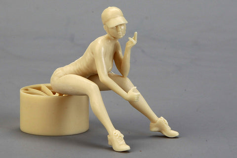 ホビーデザイン HD03-0582 1/24 プリティレディ (E) (レジン+エッチングパーツ)